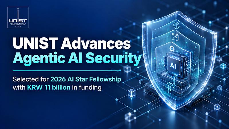 UNIST to Develop Integrated Security Technologies for Agentic AI